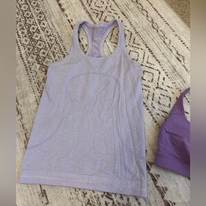 Lululemon Athletica Lavender Racerback Tank Top